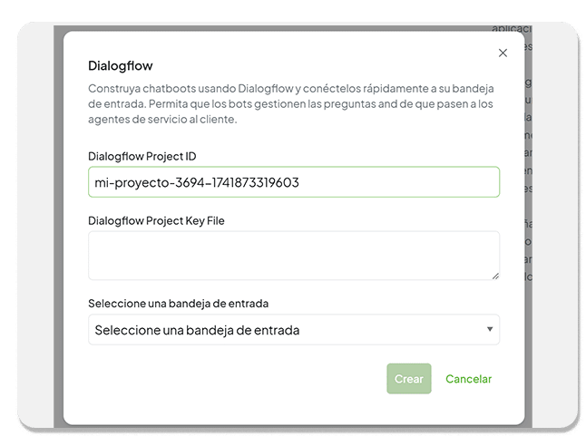 ID-de-proyecto-de-Dialogflow