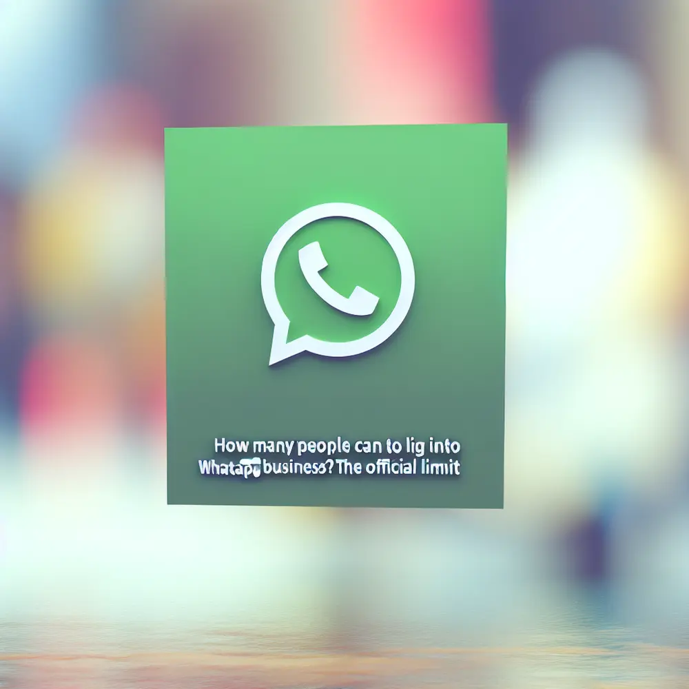 ¿Cuántas personas pueden iniciar sesión en WhatsApp Business? El límite oficial