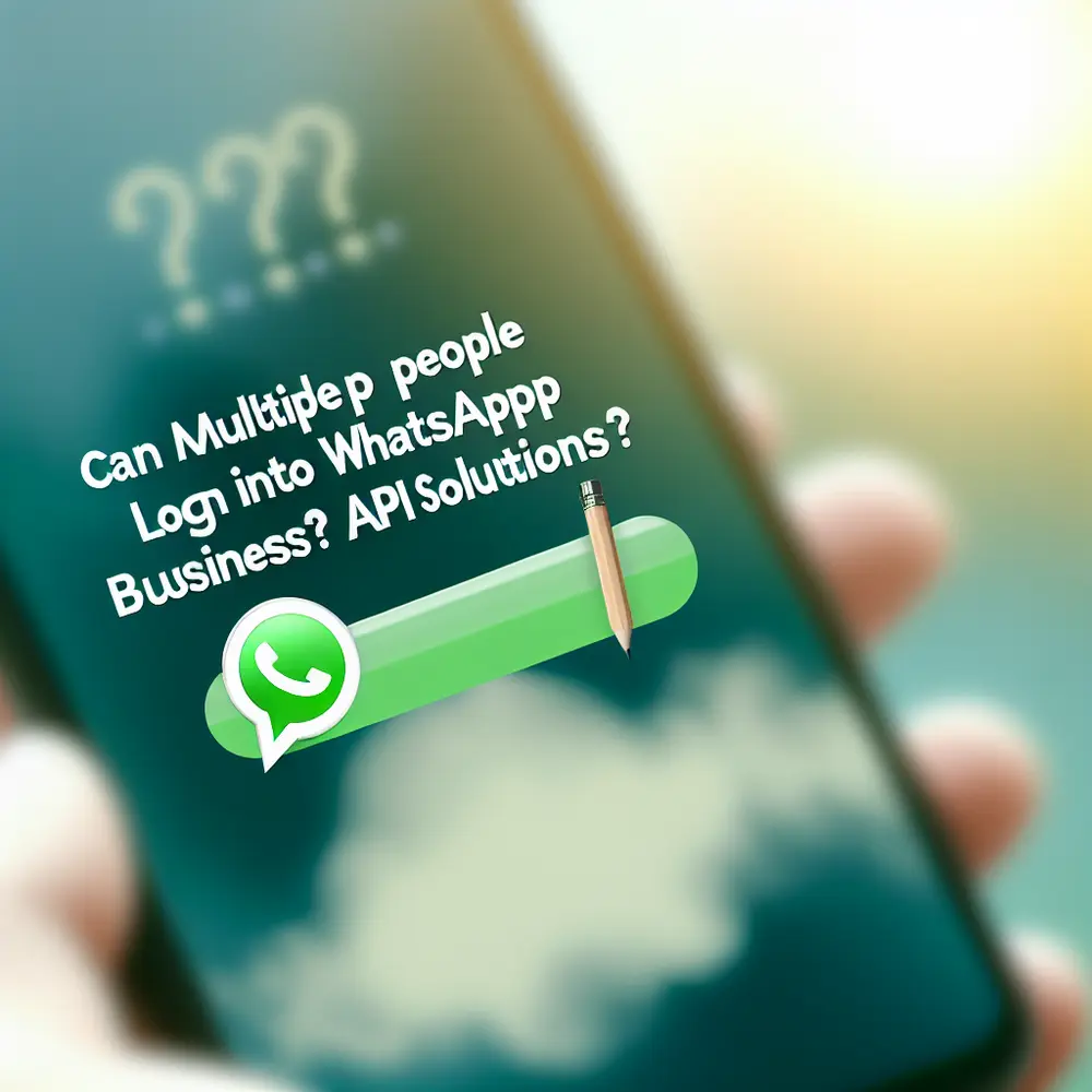 ¿Pueden varias personas iniciar sesión en WhatsApp Business? Soluciones de la API