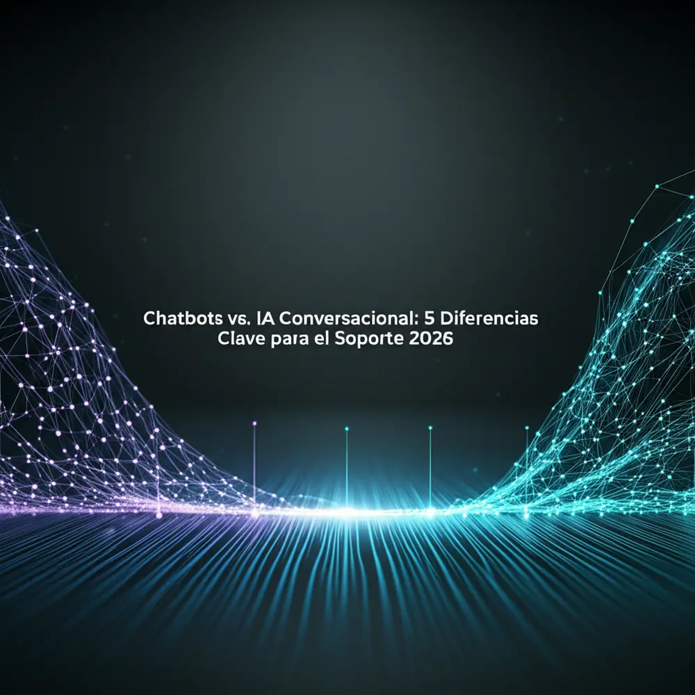 Chatbots vs. IA Conversacional: 5 Diferencias Clave para el Soporte 2026