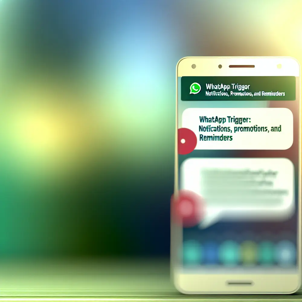 Disparador WhatsApp: Notificaciones, Promociones y Recordatorios