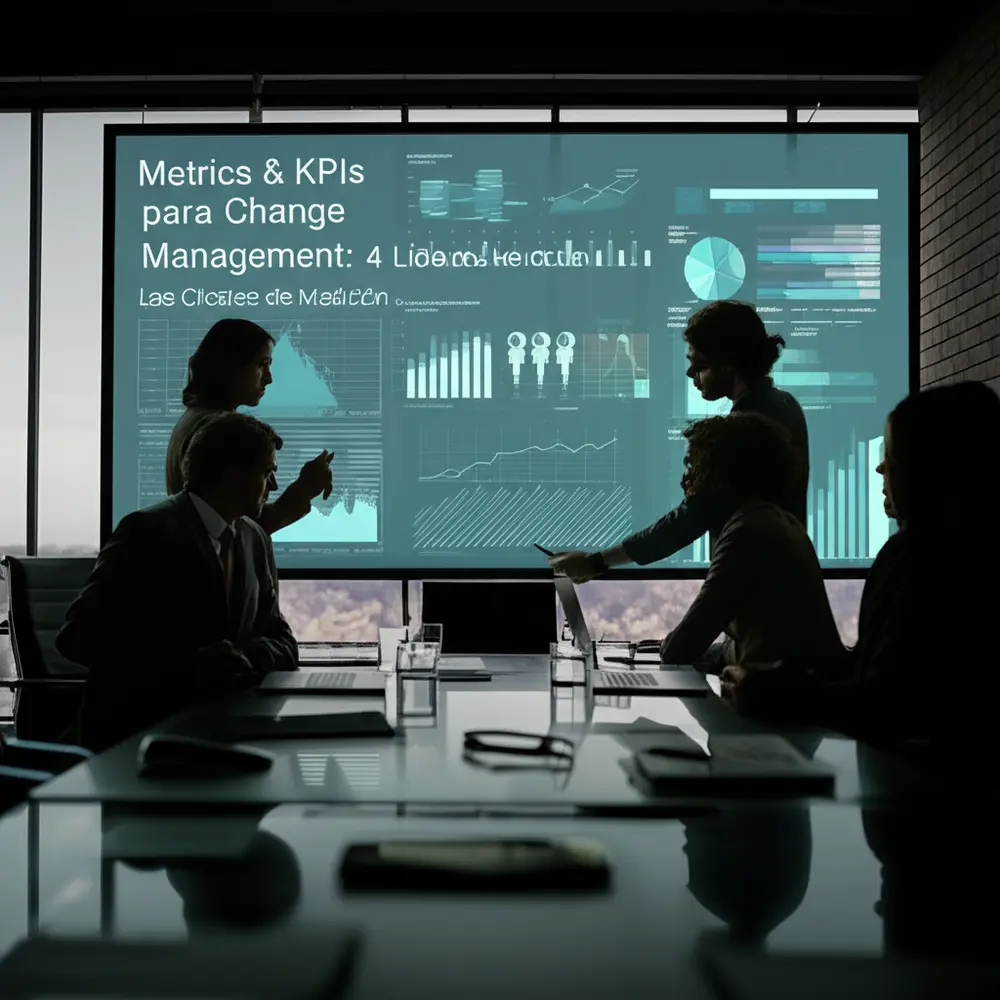 Metrics & KPIs para Change Management: 4 Líderes Revelan las Claves de Medición