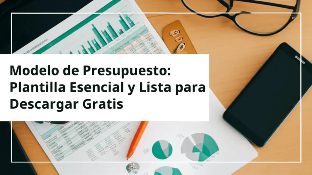 Modelo de Presupuesto: Plantilla Esencial y Lista para Descargar Gratis