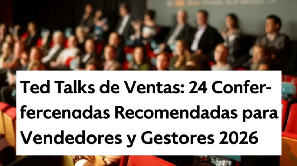 Ted Talks de Ventas: 24 Conferencias Recomendadas para Vendedores y Gestores 2026