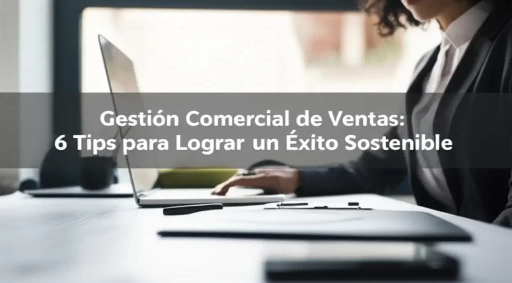 Gestión Comercial de Ventas: 6 Tips para Lograr un Éxito Sostenible