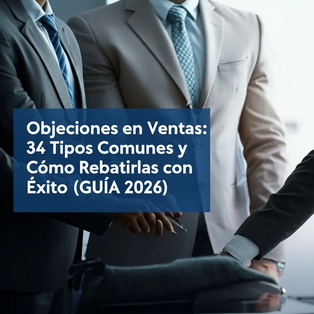 Objeciones en Ventas: 34 Tipos Comunes y Cómo Rebatirlas con Éxito (GUÍA 2026)