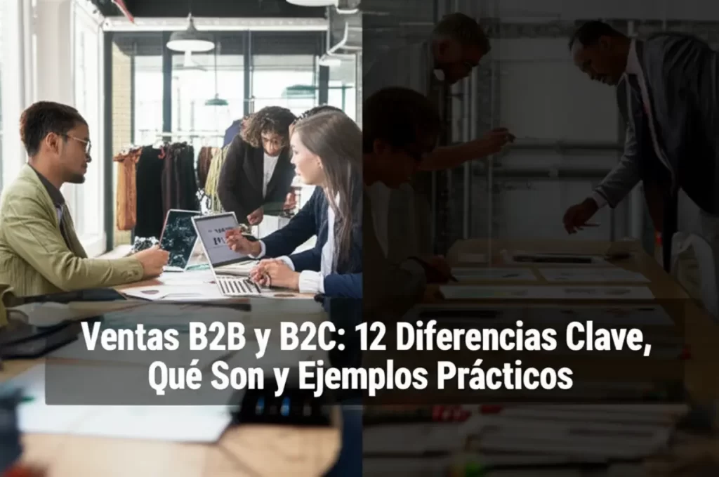 Ventas B2B y B2C: 12 Diferencias Clave, Qué Son y Ejemplos Prácticos