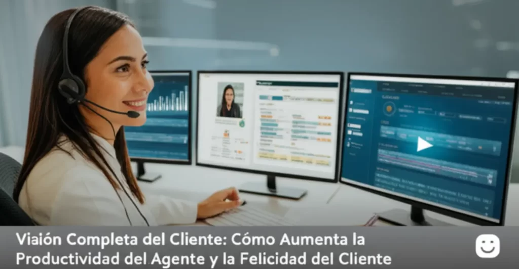 Visión Completa del Cliente: Cómo Aumenta la Productividad del Agente y la Felicidad del Cliente